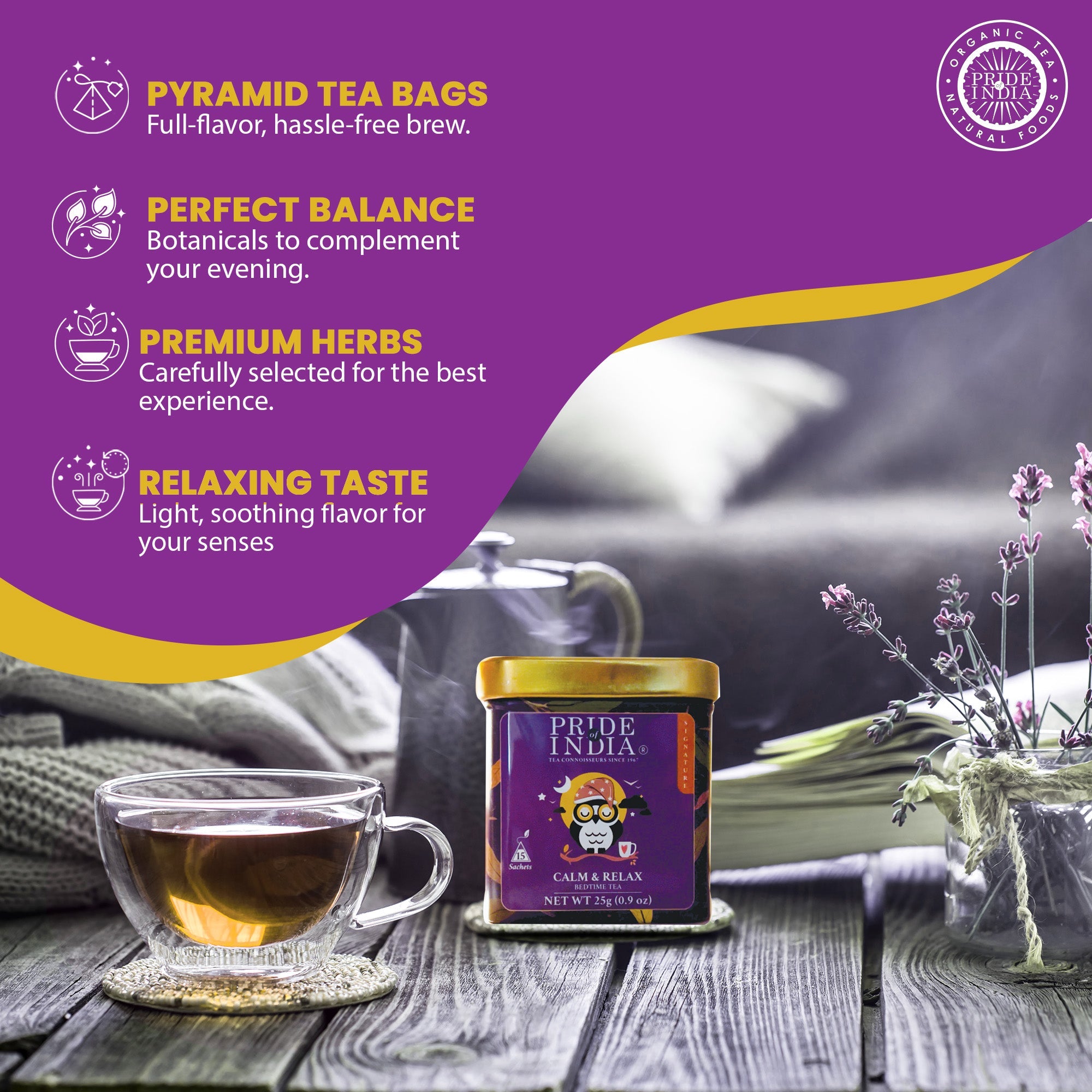 Calm & Relax - Bedtime Tea Bags