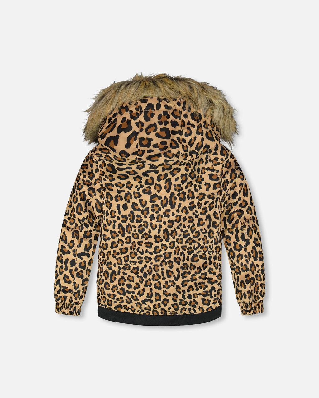 Two-Piece Play Snowsuit Beige Leopard