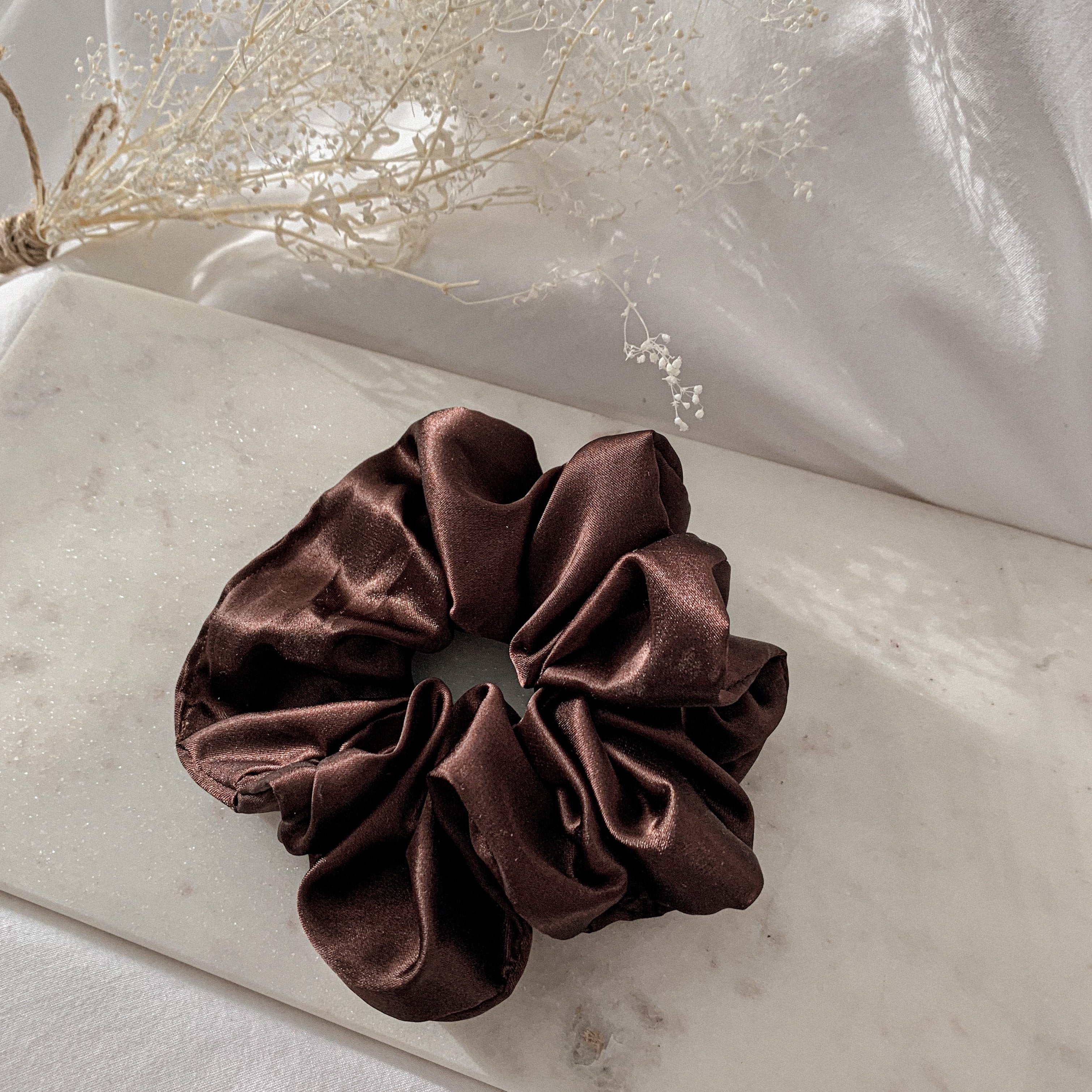 Satin Sweetheart Scrunchies